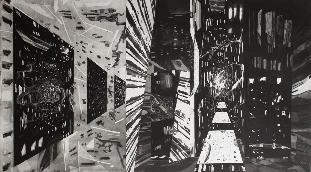 Composition 8 | aquatint, etching |100x70 cm